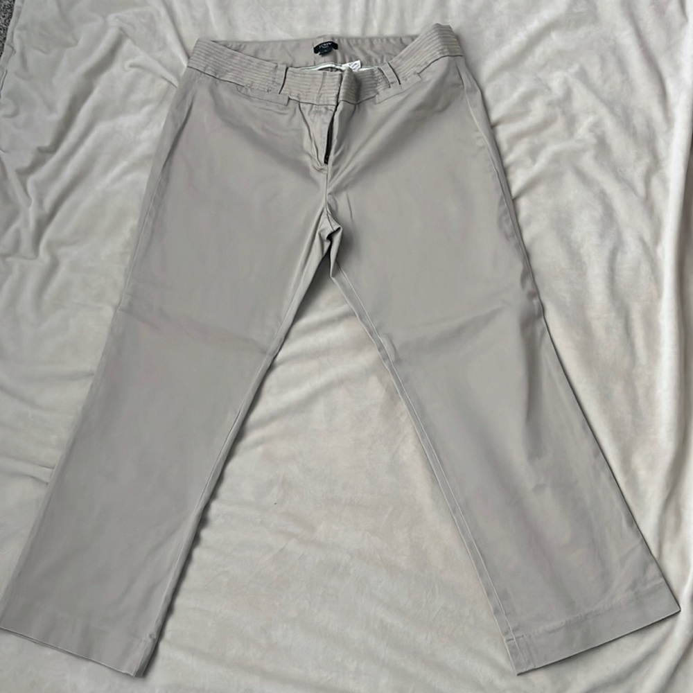 J.Crew khaki stretch capri